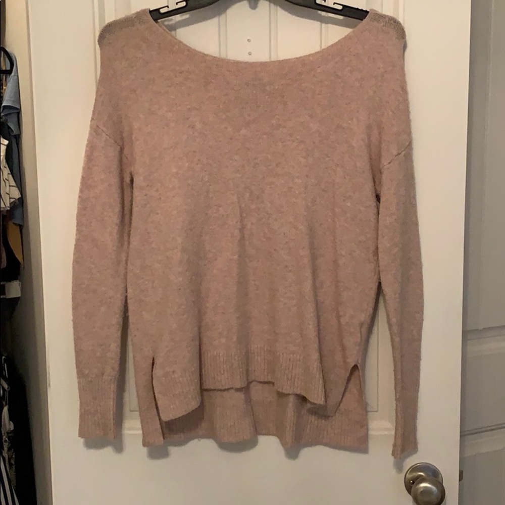 blush sweater